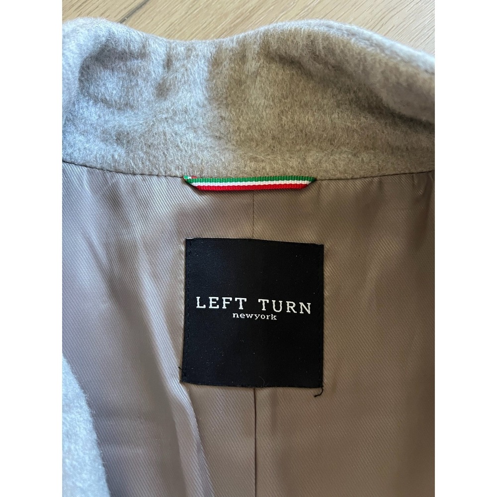 LEFT TURN NEW YORK Women's 100% Cashmere Wool Blend Coat - Picture 5 of 9